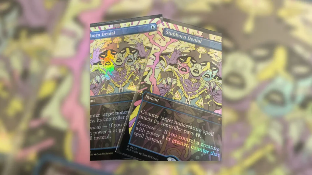 Stubborn Denial Bonus Card MTG