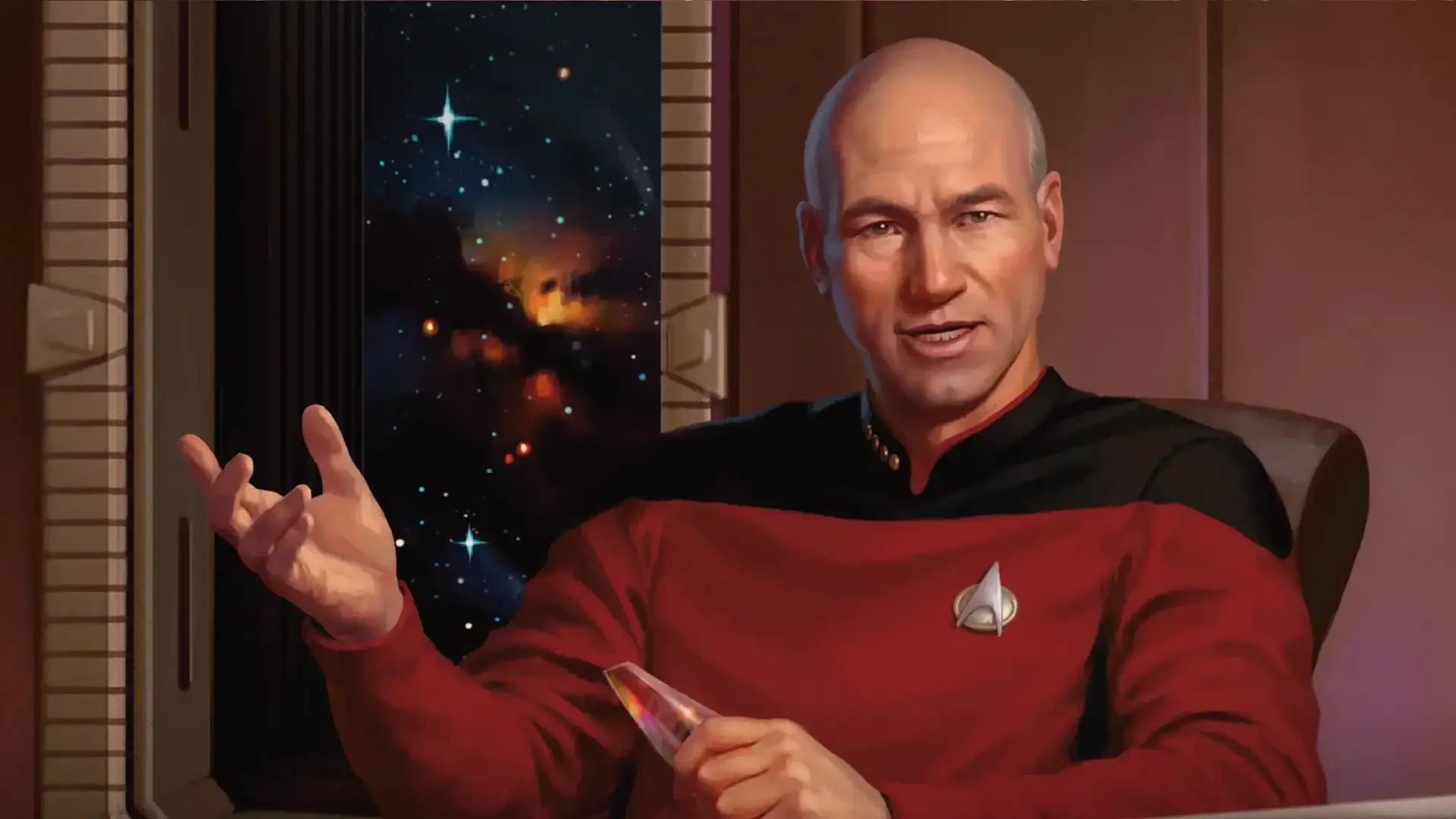 Unused MTG Star Trek Beginner Box Art | Art by Chris Rallis