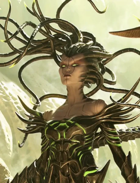 Vraska, Betrayal's Sting | Phyrexia: All Will Be One | Art by Chase Stone