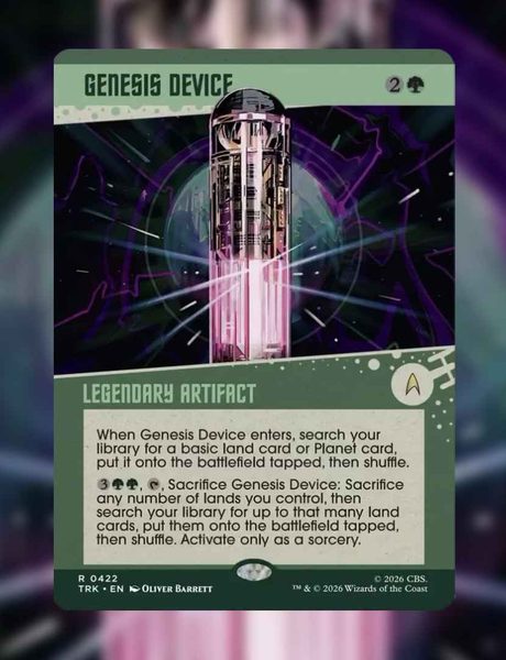 Genesis Device Image MTG Star Trek