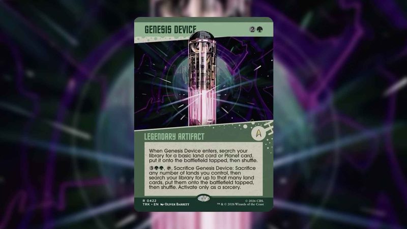Genesis Device Image MTG Star Trek