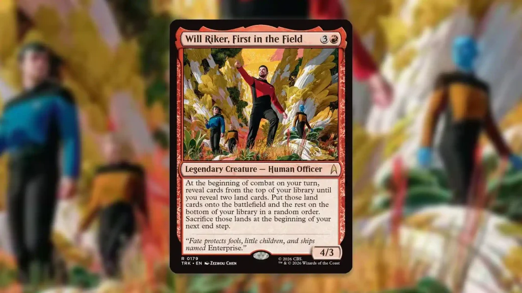 What Star Trek Is Riker In New MTG Star Trek Spoilers Highlight Intriguing Mono-Red Ramp Commander